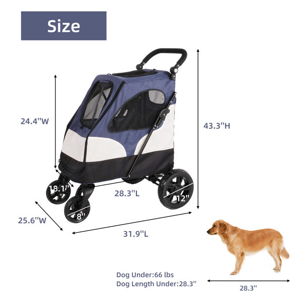 Dog 2024 umbrella stroller